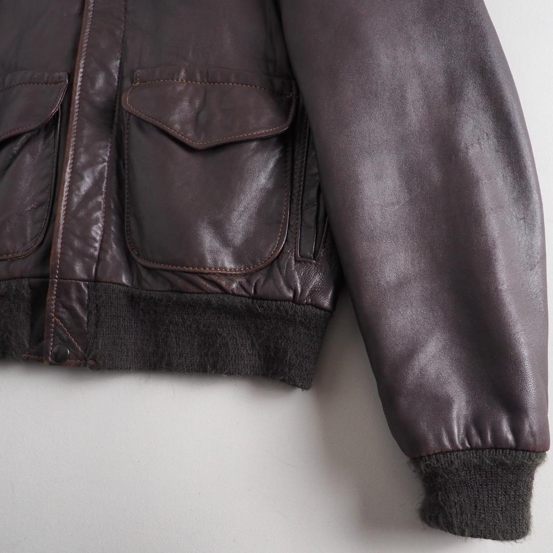 Schott　size40　シングルライダース　G-1　ダークブラウン　美品