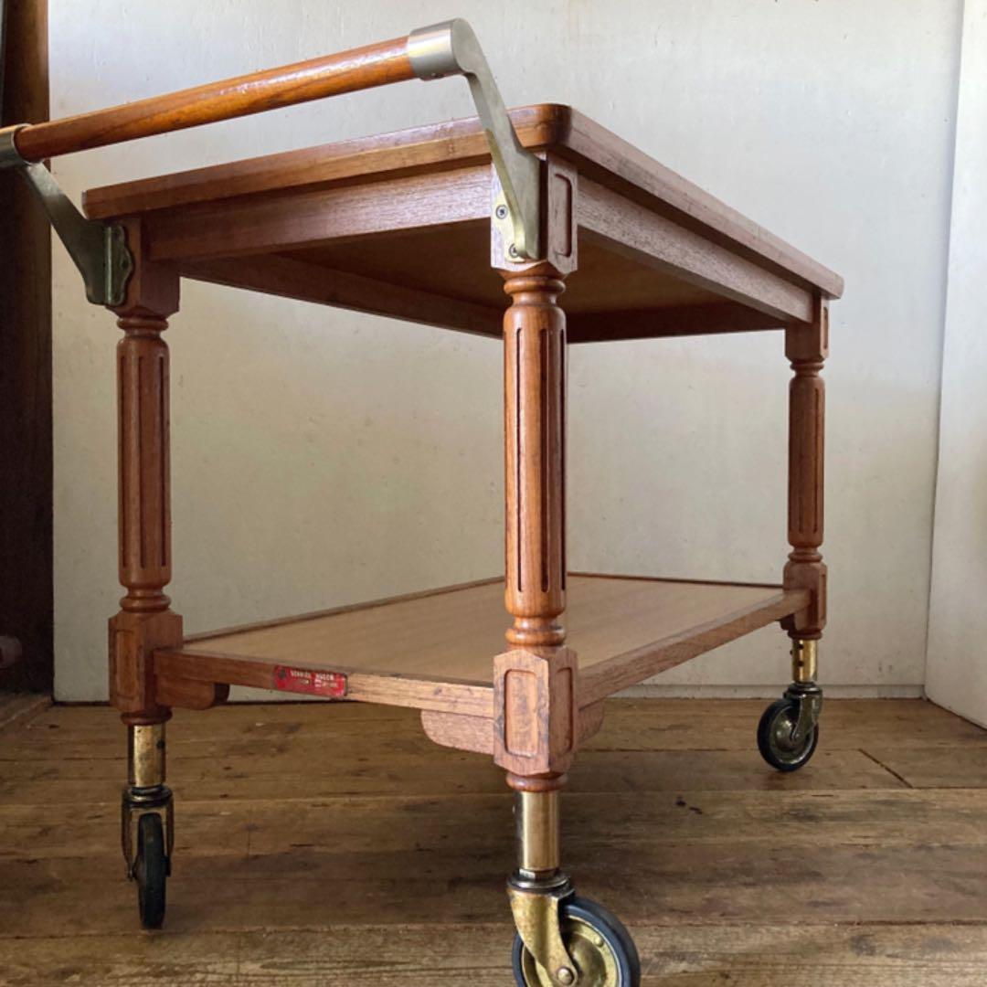 国産ヴィンテージ インダストリアル 大型ワゴン ディスプレイ 店舗什器