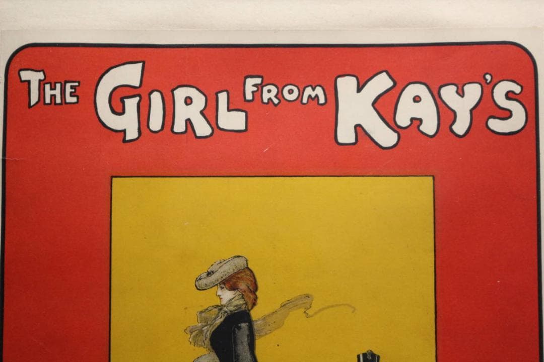 『The Girl from Kay's』 ポスター アンティーク ミュージカル