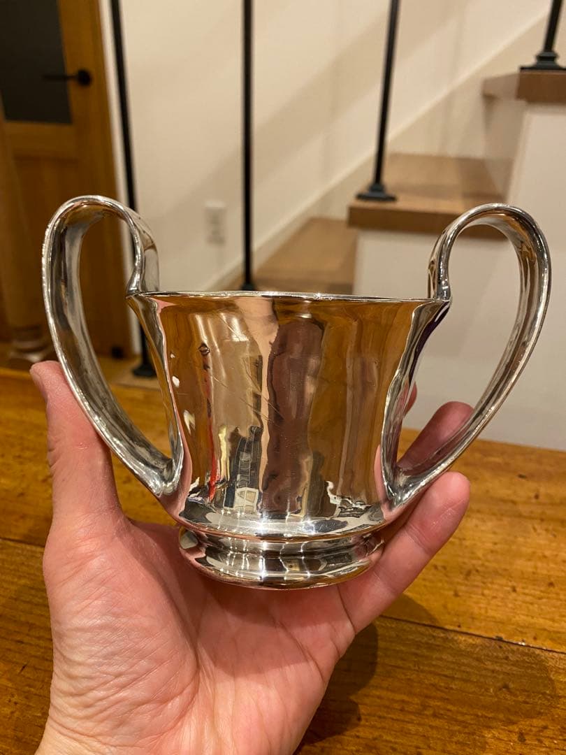 ギリシャの純銀カップ(カンタロス)ワインカップ