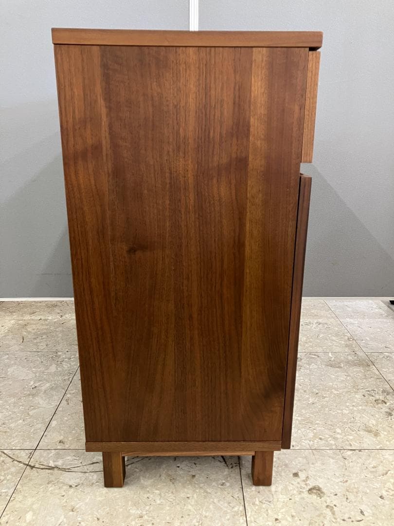 無印良品 キャビネット ウォールナット材 ブラウン