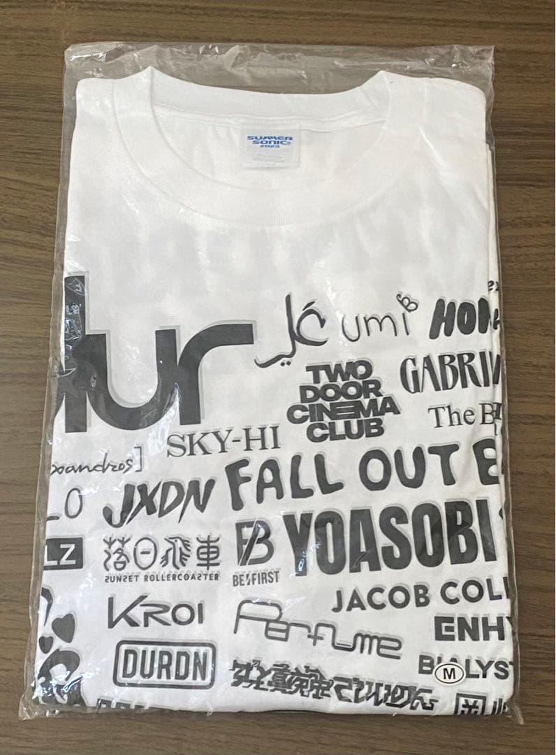サマソニ SUMMER SONIC アーティストロゴコラージュTシャツ