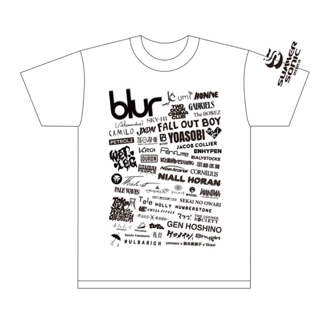 サマソニ SUMMER SONIC アーティストロゴコラージュTシャツ