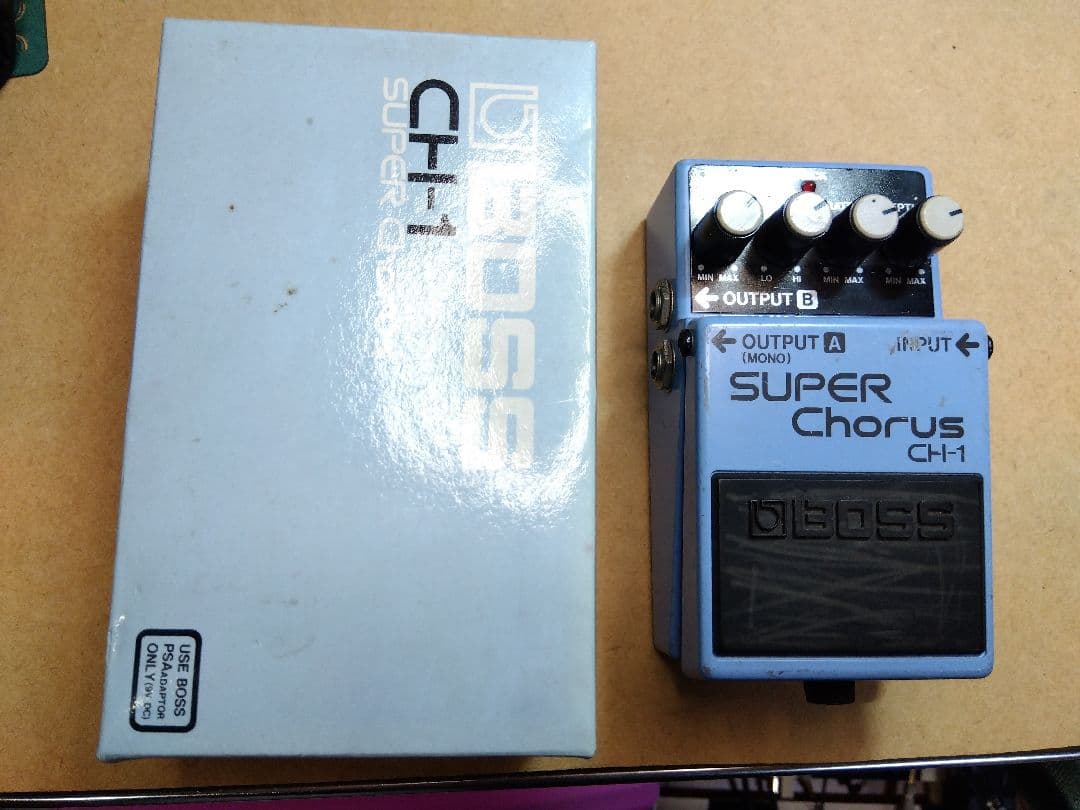 BOSS DS-2 & CH-1 エフェクターセット　動作OK! 箱　説明書付き