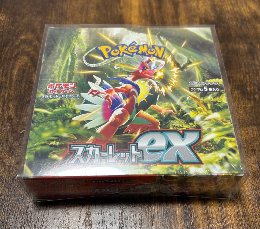 新品未開封　シュリンク付き　ポケモンカードスカーレットex