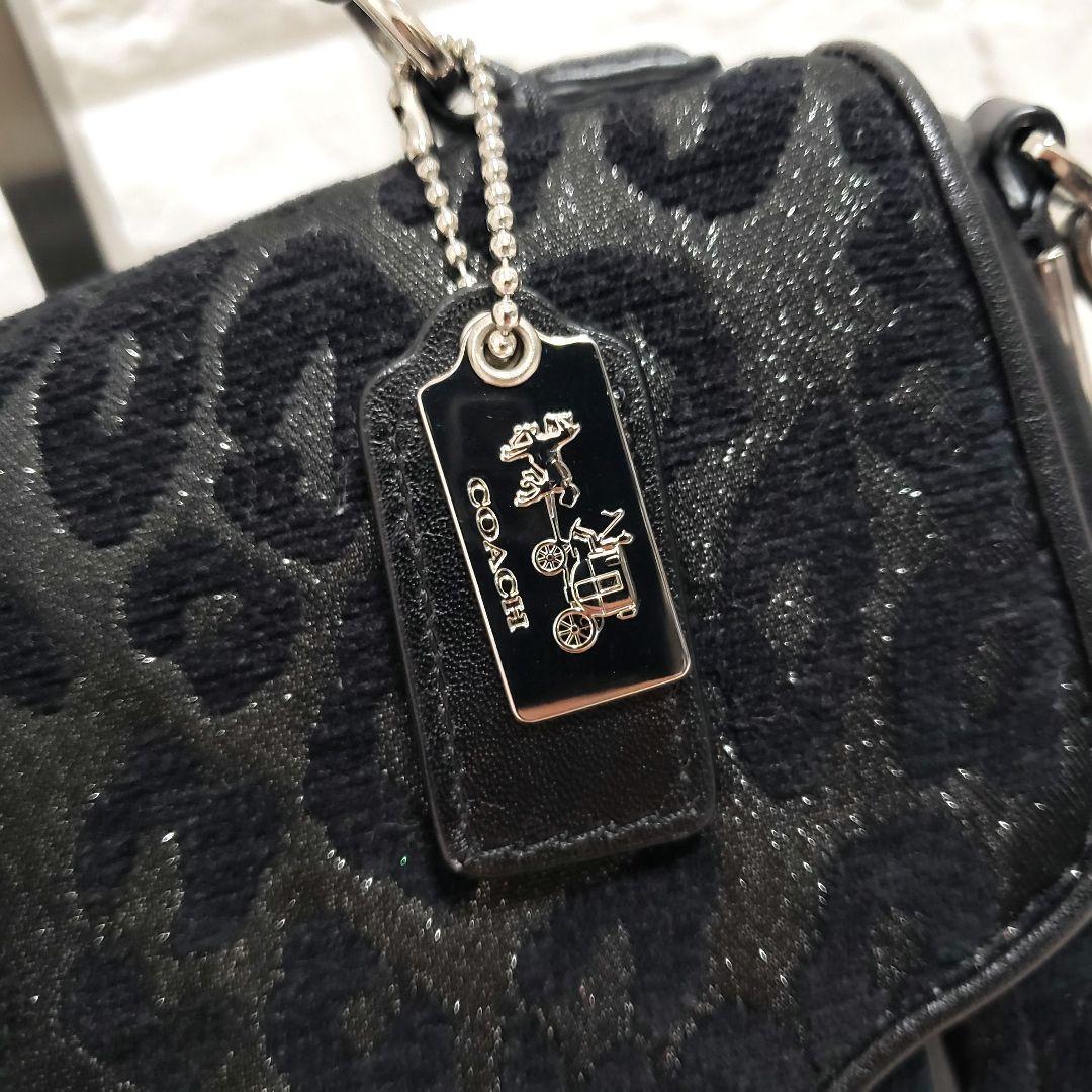 COACH コーチ レオパード 2way ショルダーハンドバッグ 極美品