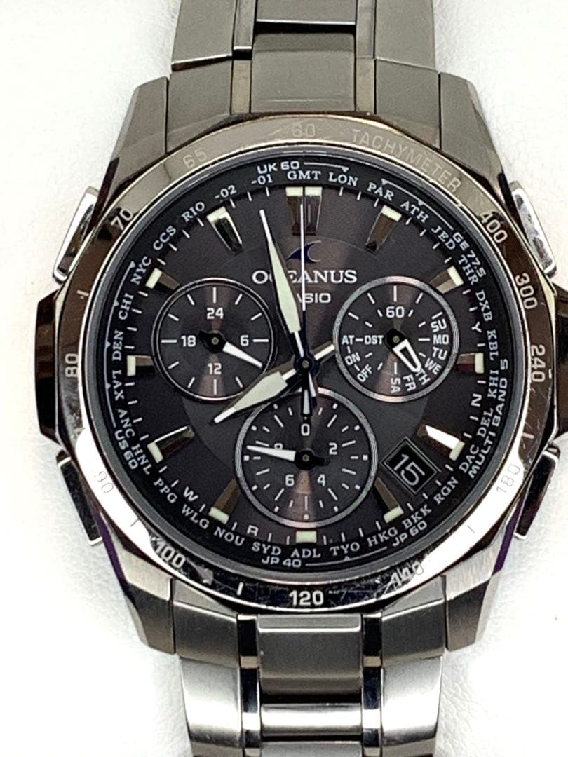 カシオ電波ソーラー腕時計OCEANUS Manta OCW-S1000