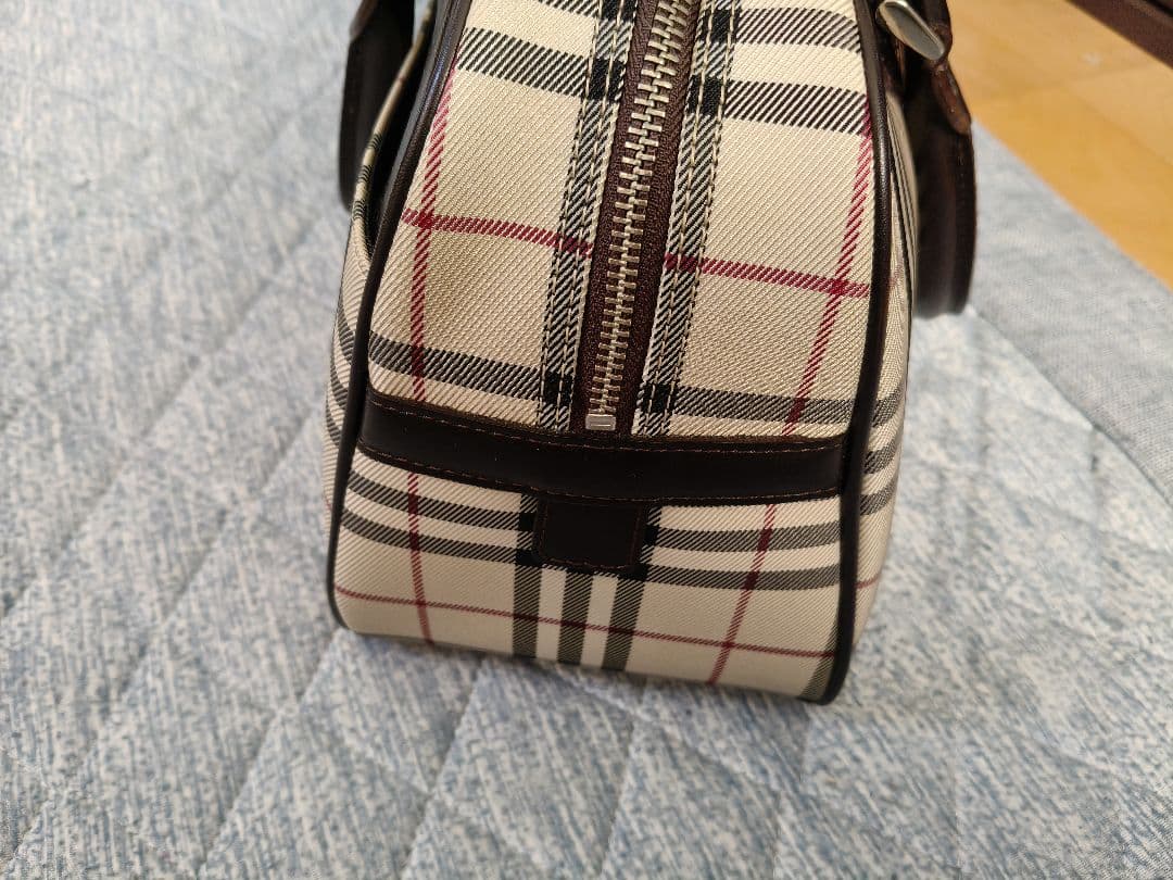 Burberry チェック柄 ハンドバッグ 中型