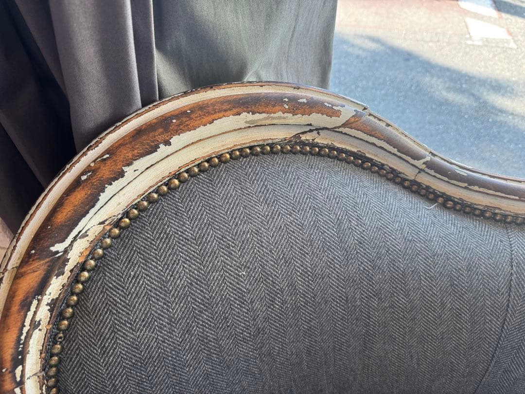 最終値引き クラシックスタイル グレーソファ