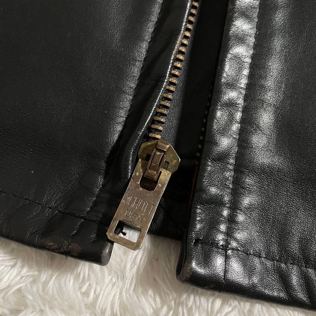 schott ショット シングルライダースジャケット ライナー付き 441PP