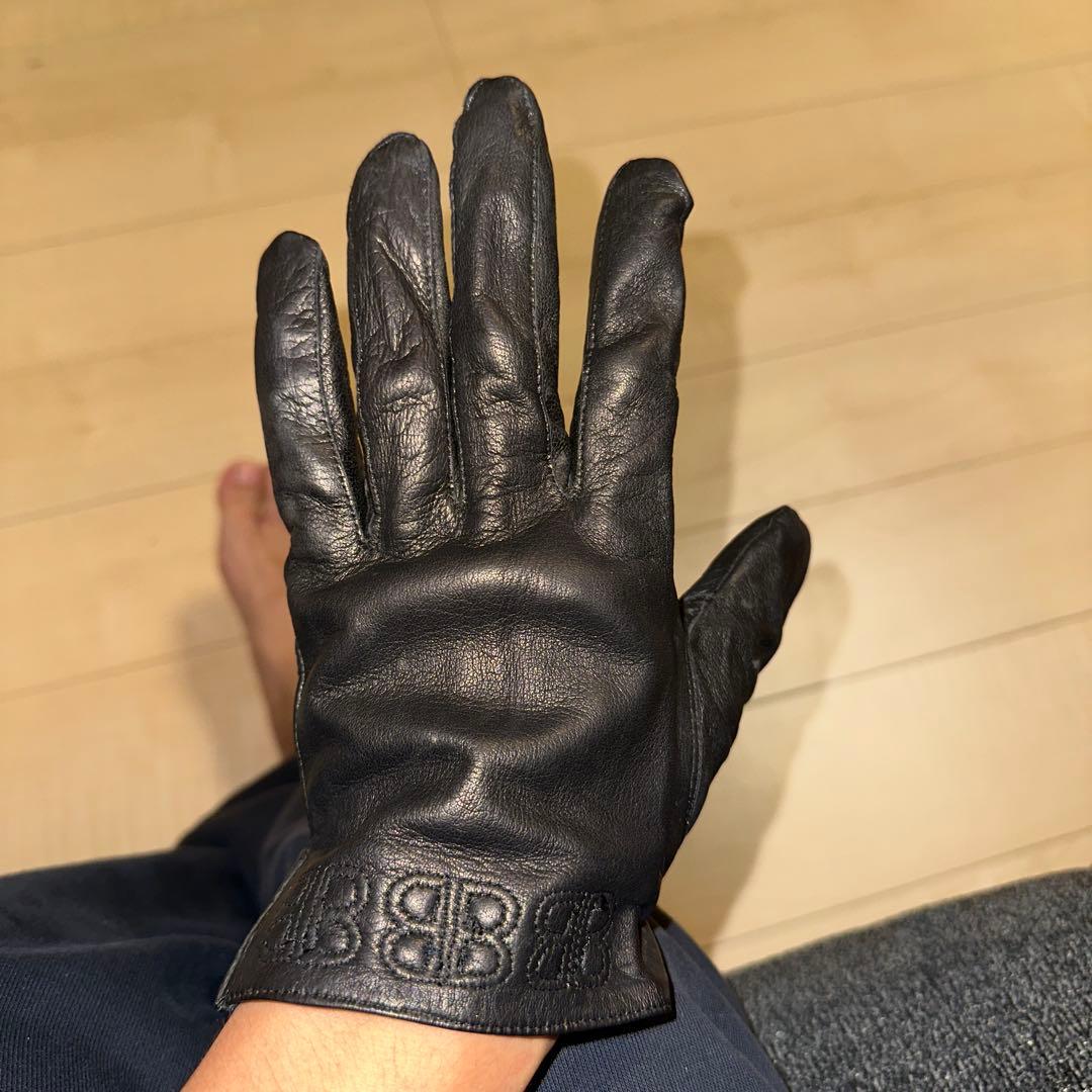 バレンシアガ　レザー　グローブ　手袋