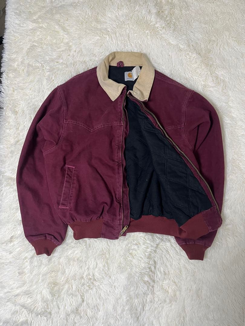 【超希少】1996年 カーハート サンタフェジャケット JQ2246 ワイン