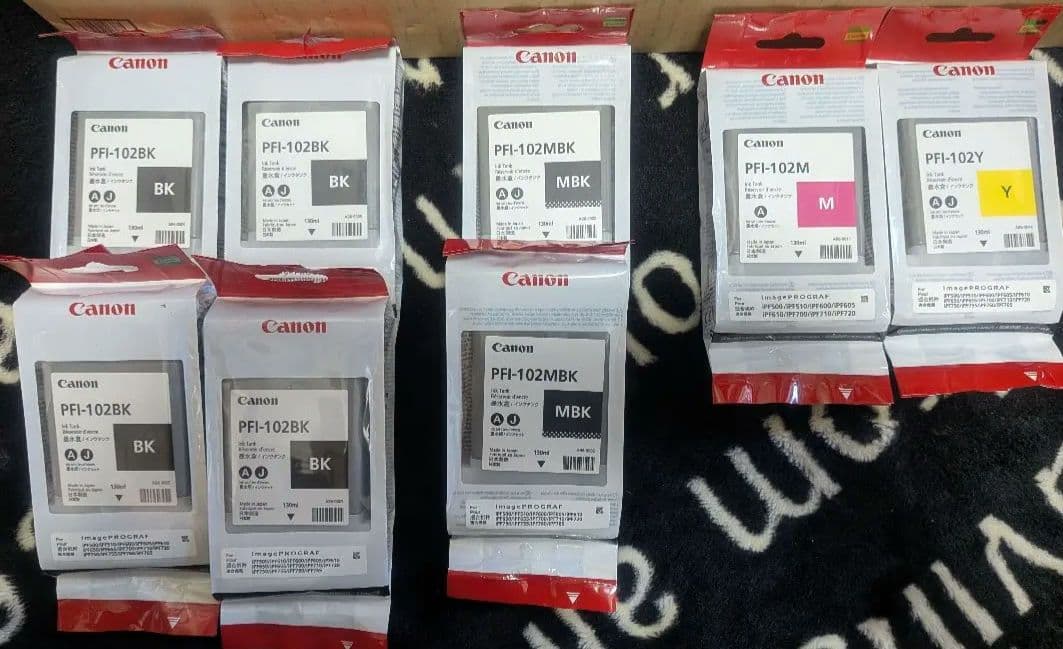 ※訳あり品　純正 Canon PFI-102 インクカートリッジセット