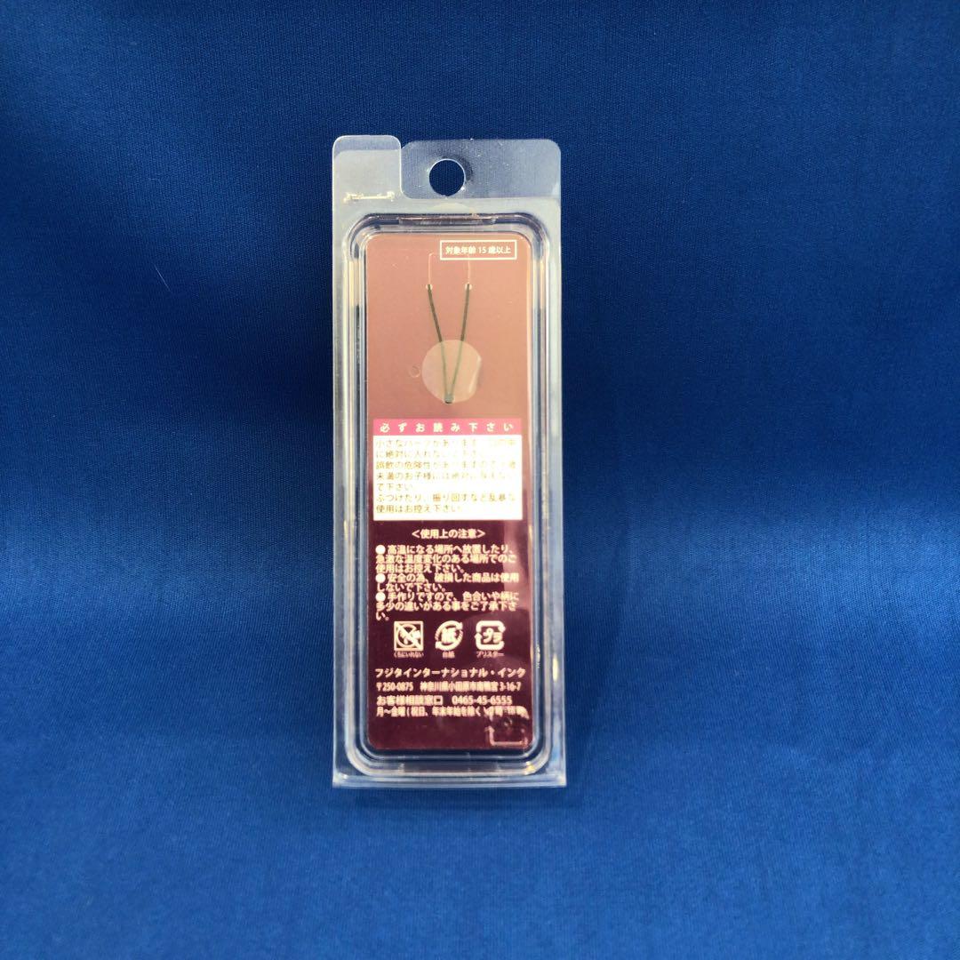 黒革の手帖 手作りとんぼ玉 ストラップ 黒・金 明治座 米倉涼子