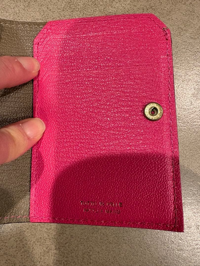 ラルコバレーノ　レザー スマートカードウォレット　財布