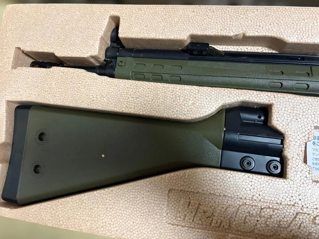 生産終了絶版品 マルイ エアーコッキングライフル H&K G3A3 ほぼ未使用品