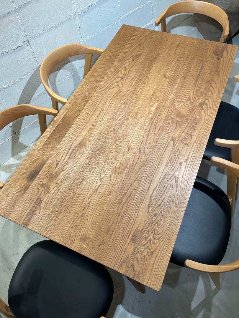 美品　unico ADDAY ウニコ　アディ　ダイニングテーブル オーク無垢材