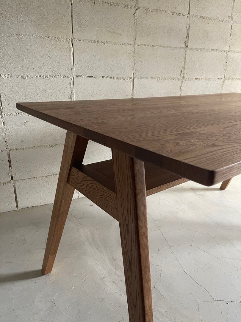 美品　unico ADDAY ウニコ　アディ　ダイニングテーブル オーク無垢材