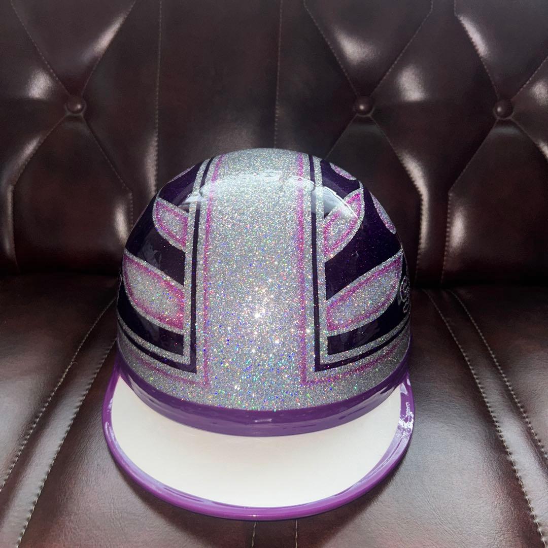 7色ラメ　スズキロゴ　ファイヤーパターン　ぼかし　カスタムコルク半　三つボタン