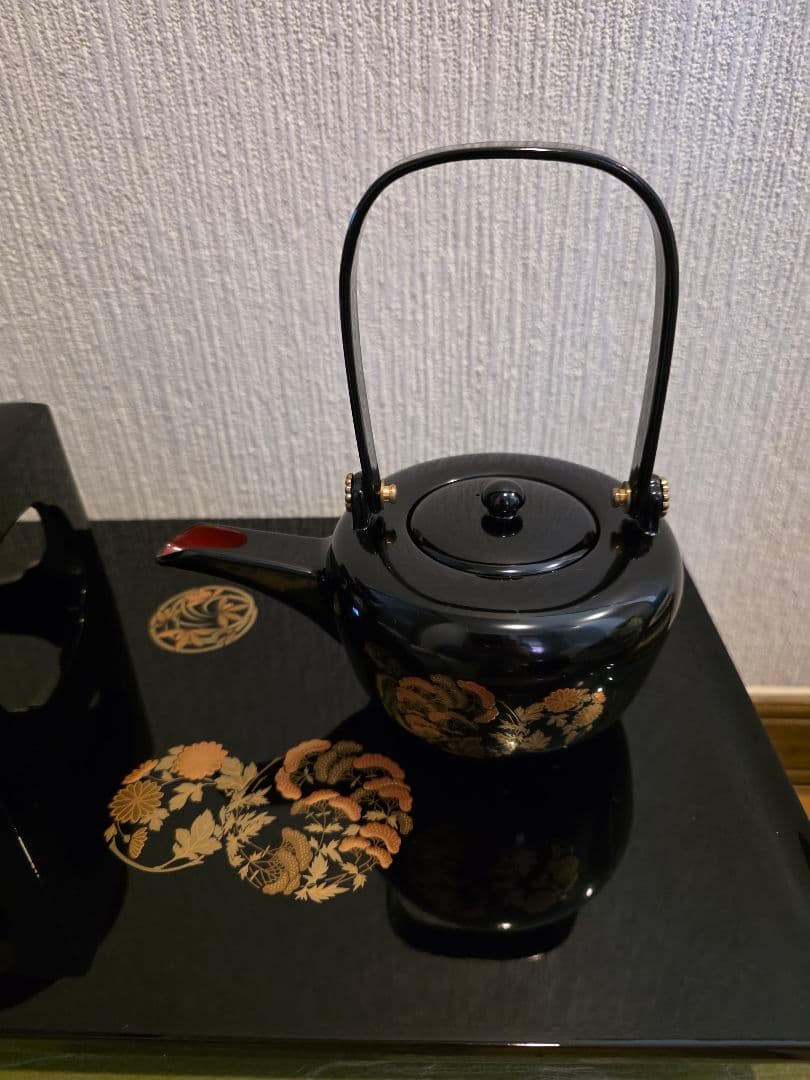 会津塗　屠蘇器　三段重