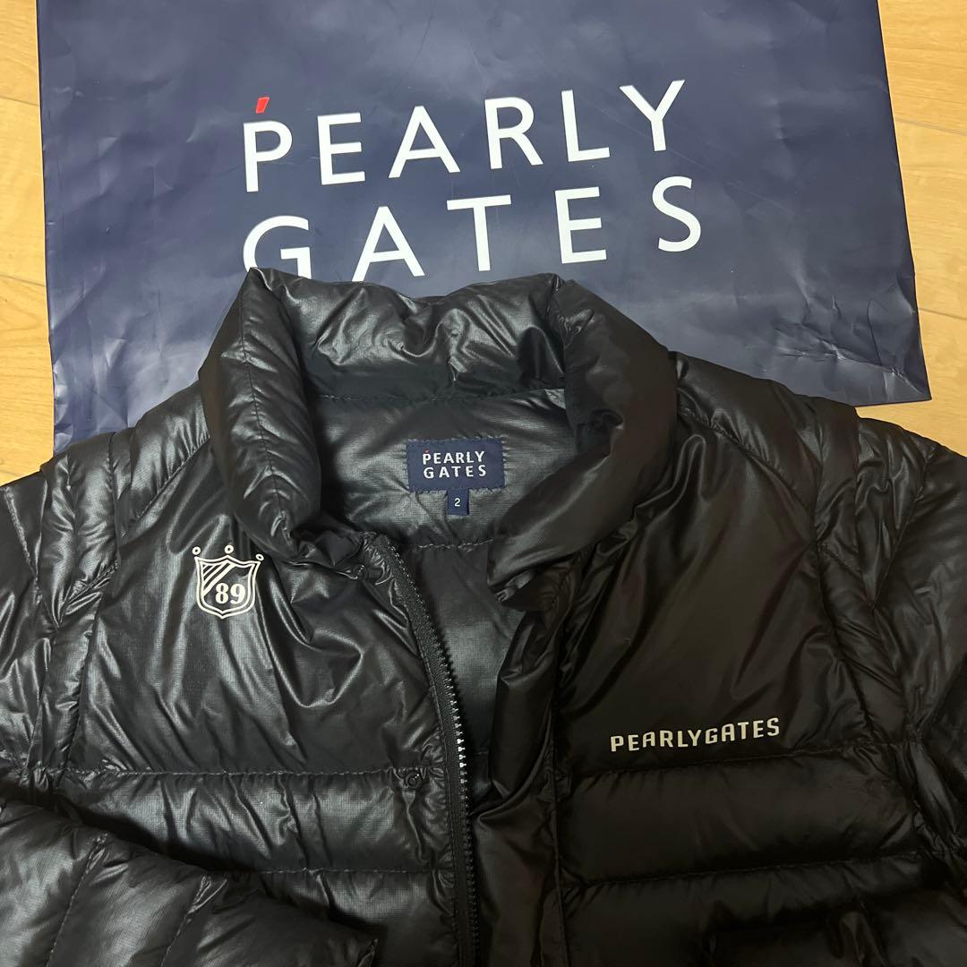 PEARLY GATES ブラックダウンジャケット