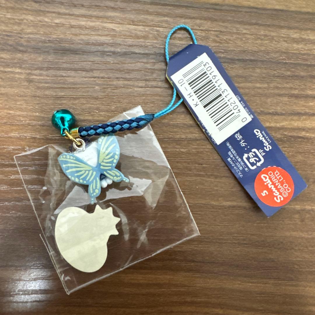 【未開封・送料無料】キティ 2003年 羽 蓄光 バタフライ 蝶々 ブルー