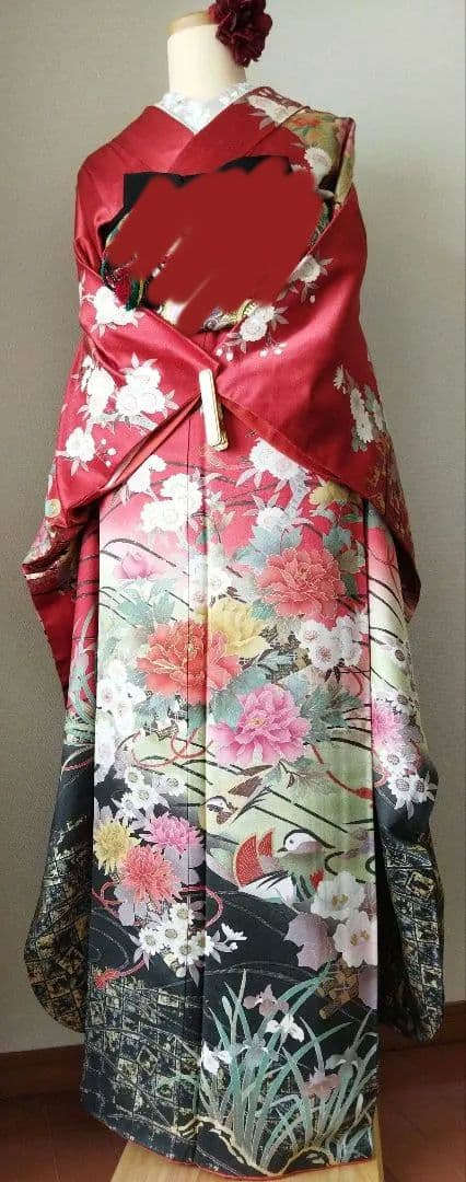 kkim様　練習用にも！　388.振袖単品　正絹　フルセット　成人式　谷崎潤一郎