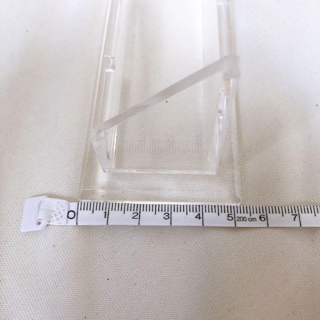 アクリル製 名刺ホルダー 横置き型 オフィス 整理用品 クリア 透明