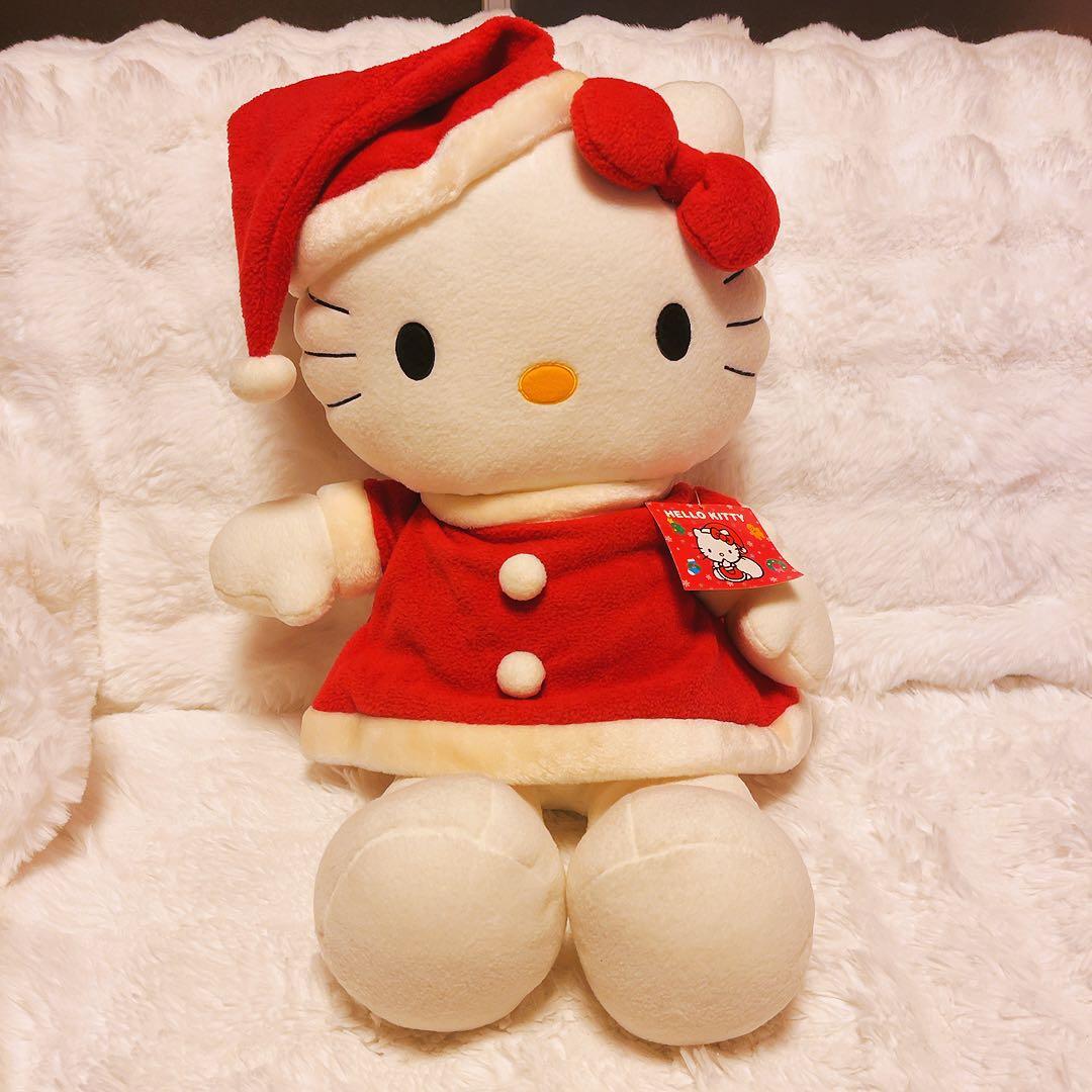希少レア　ハローキティ　サンタ　ぬいぐるみ　BIG サンタキティ　平成レトロ