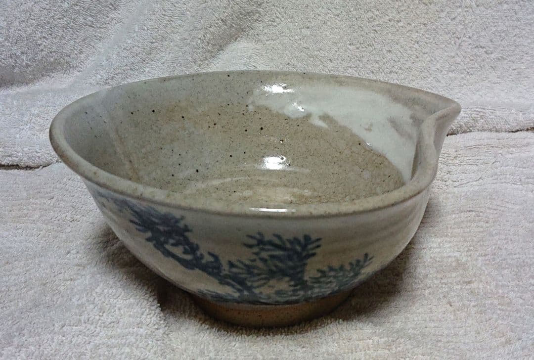 菓子鉢山本石莊画A446