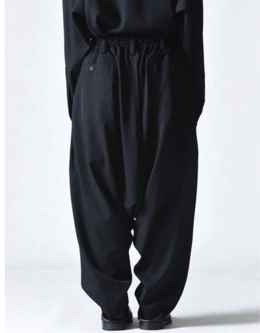 Yohji yamamoto POUR HOMME シワギャバ サルエルパンツ