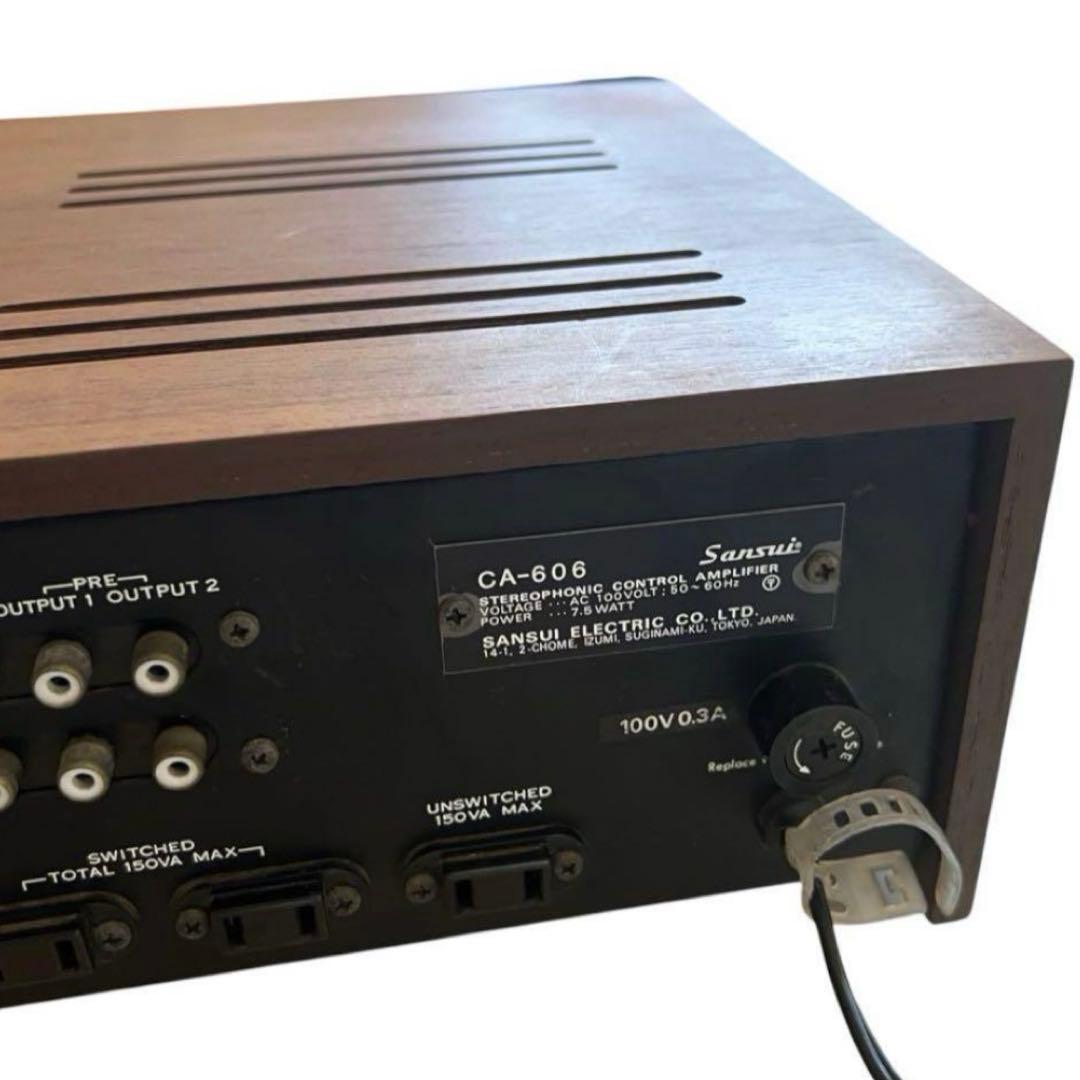 Sansui CA-606 ステレオコントロールアンプ　山水