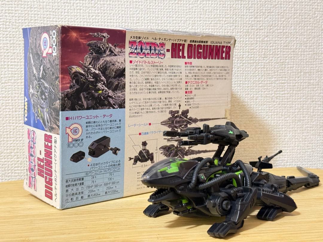 ゾイド　zoids ヘルディガンナー　昭和　箱付き　美品