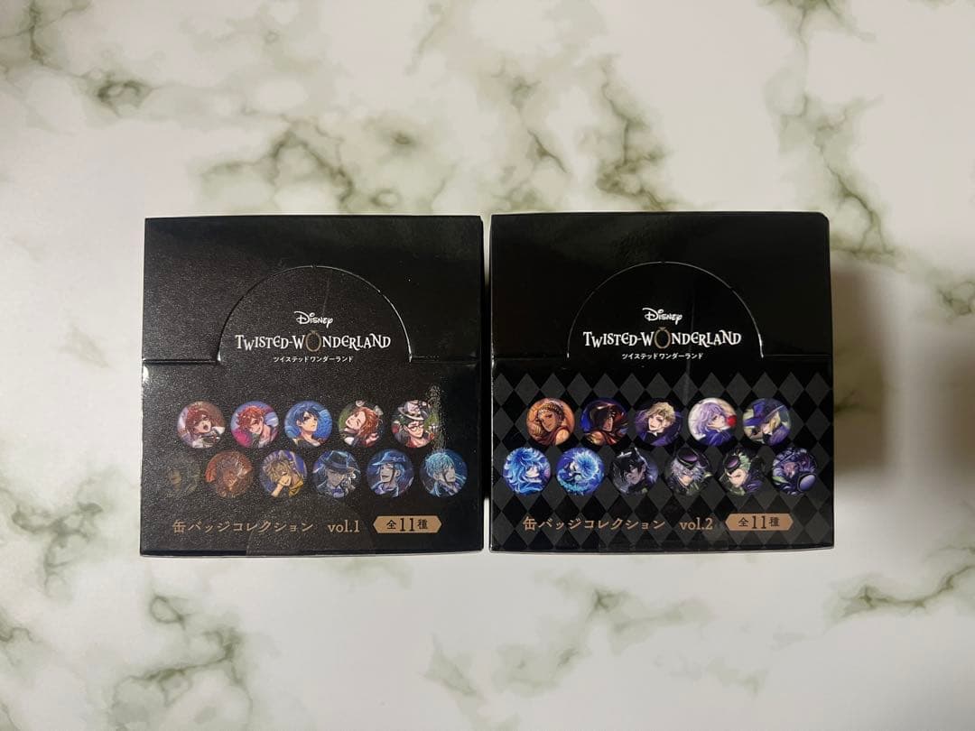 AGF ツイステ 寮服 缶バッジ BOX vol.1 vol.2 アニプレックス