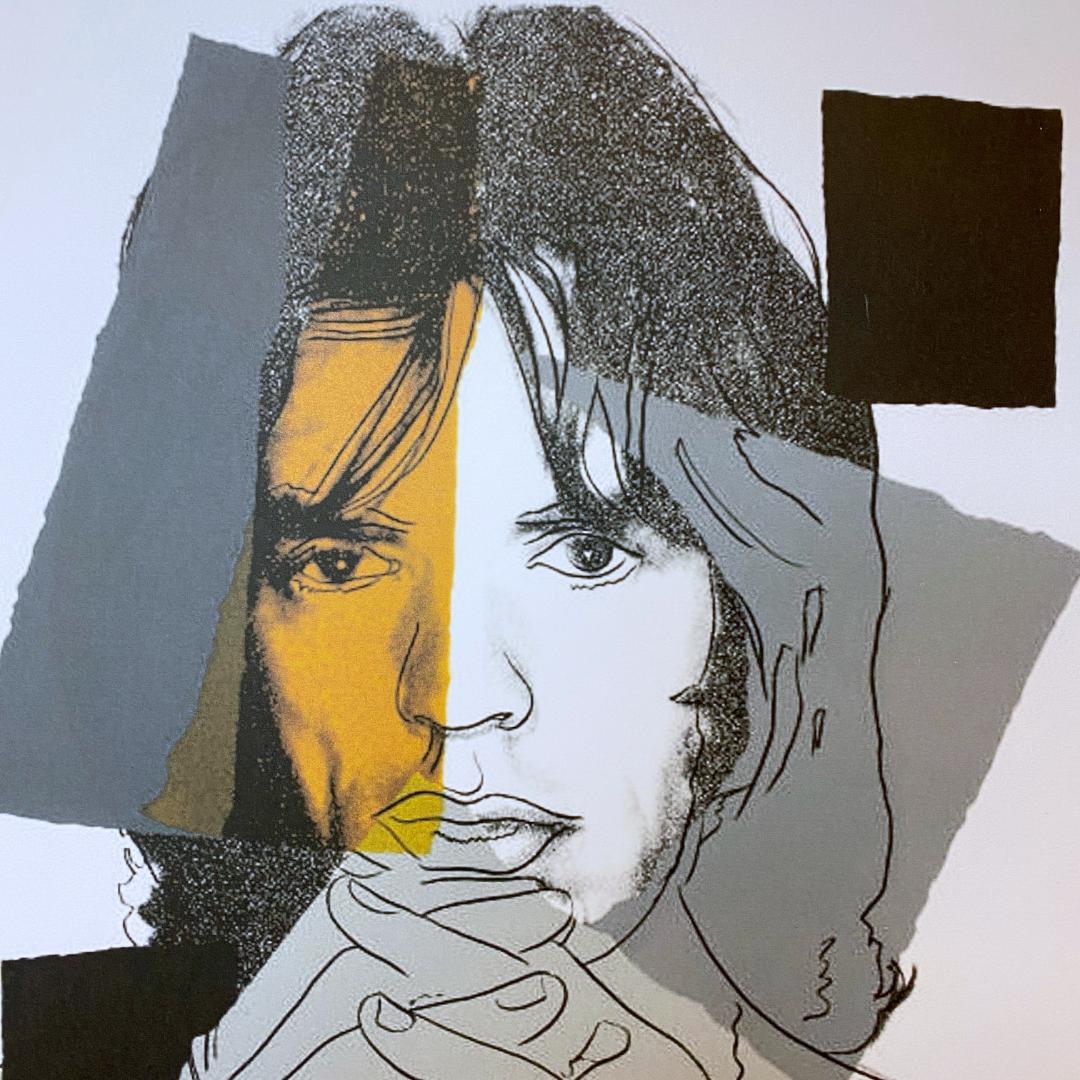 【模写】世界限定100枚! アンディ・ウォーホル ミック・ジャガー リトグラフ
