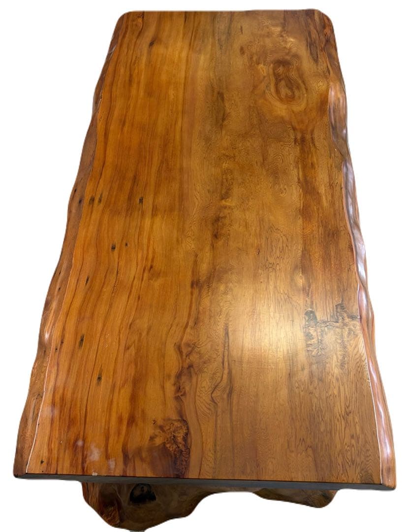 一枚板　木目　座卓　ローテーブル　座敷机