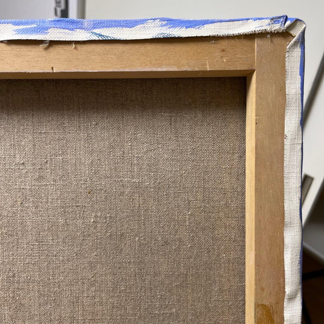 古典油絵　模写　中世紀人像  美人　アート　インテリア　上品　マリア