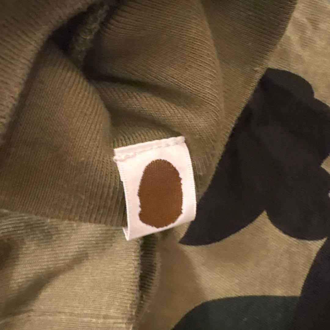 A BATHING APE カモフラージュ ロングスリーブTシャツ
