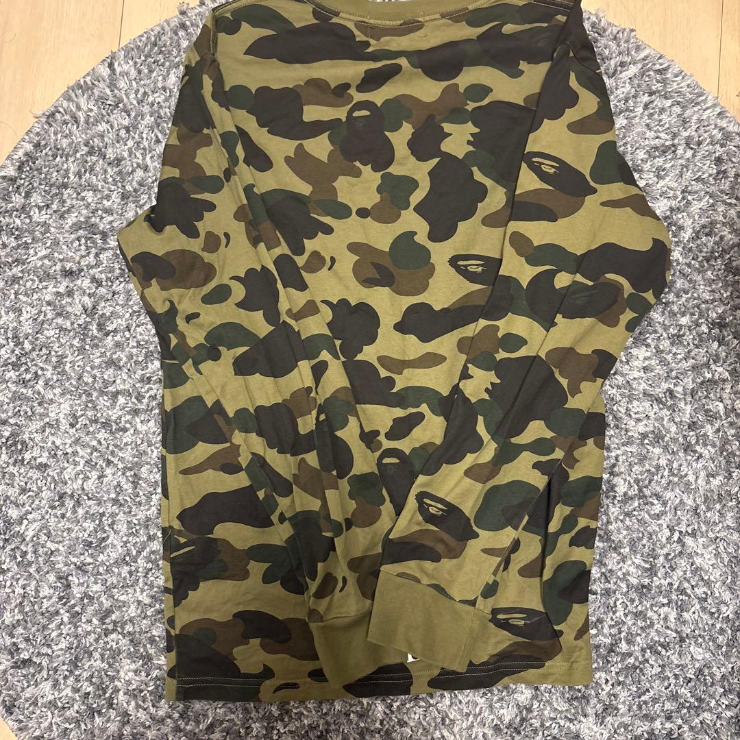 A BATHING APE カモフラージュ ロングスリーブTシャツ