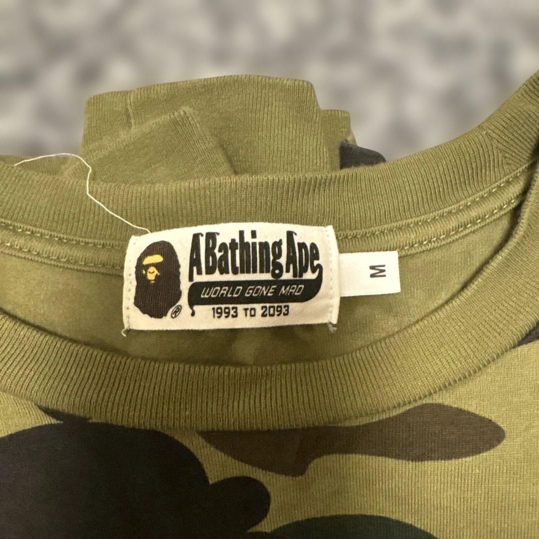 A BATHING APE カモフラージュ ロングスリーブTシャツ