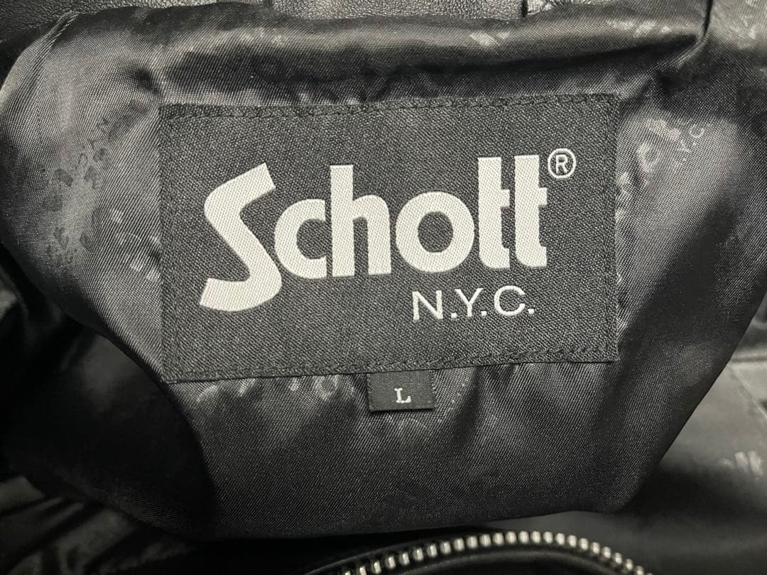 ★ 美品 Schott RIDERS JACKET ライダース 羊 ★