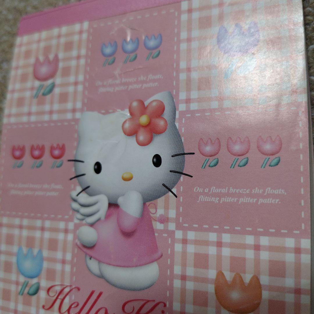 ハローキティ エンジェル チューリップ メモ帳 平成 当時物