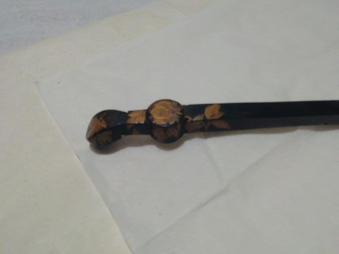 ♪蒔絵こうがい　かんざし　江戸　少々いたみが