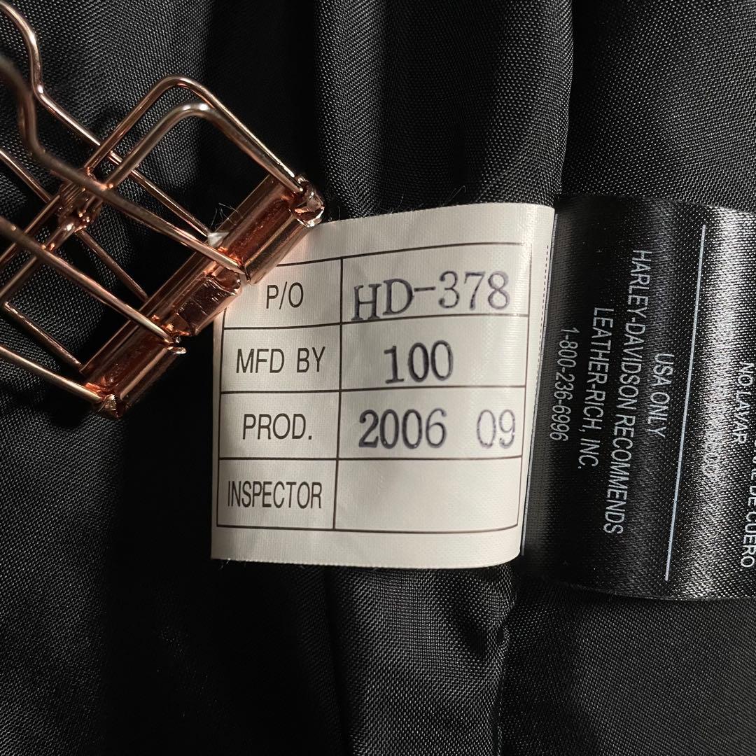 ハーレーダビットソン レザージャケット ライダースジャケット カスタム品