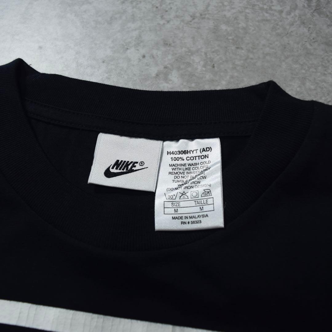 90s NIKE AIR JORDAN プリントTシャツ ウィングロゴ ブラック