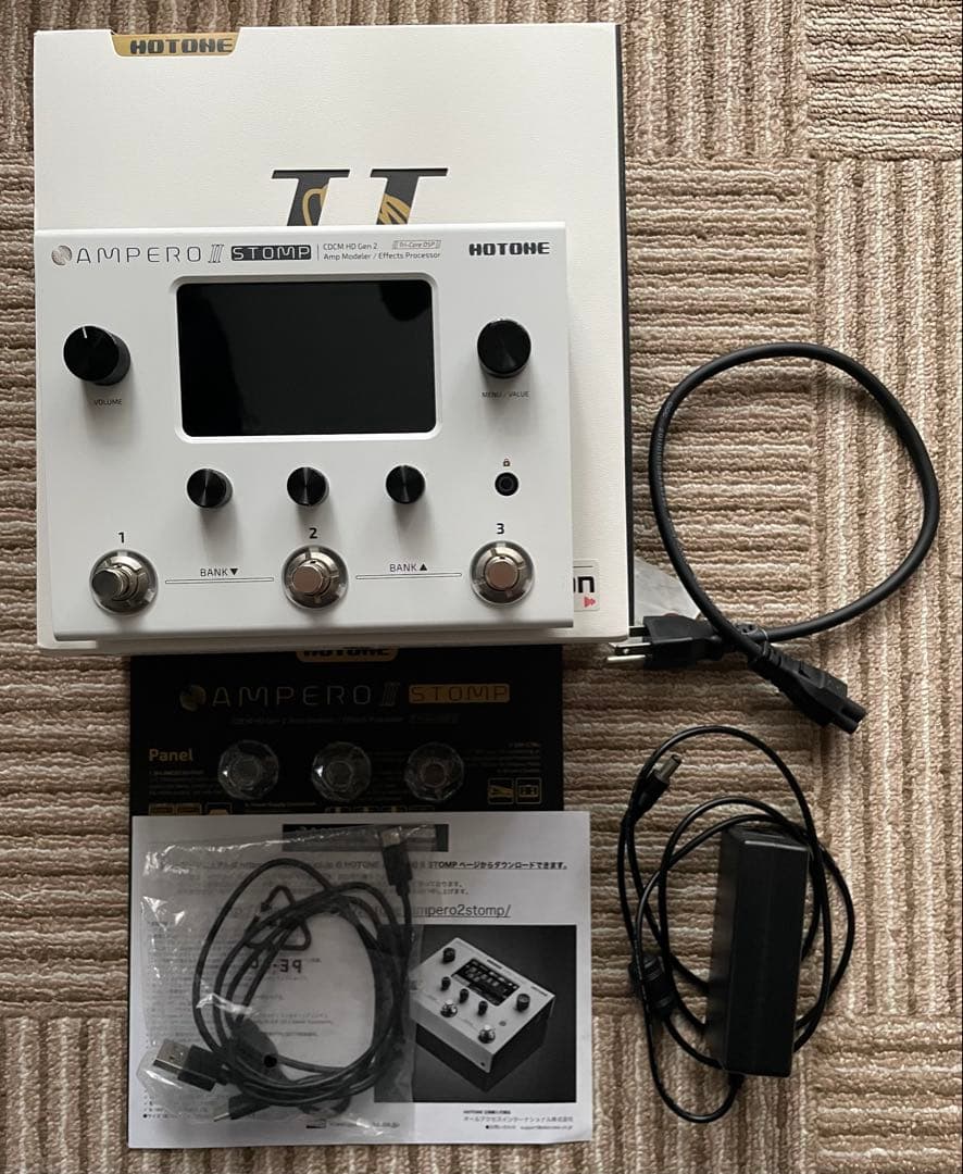 【美品】HOTONE Ampero II Stomp ギターエフェクター