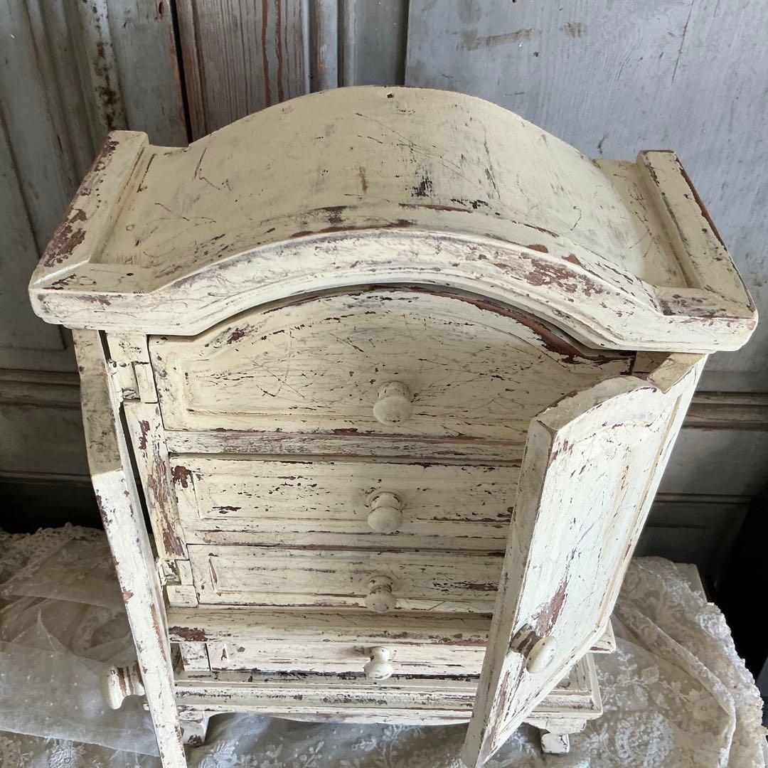 フランスアンティーク　ドール用　ドロワー　チェスト　ワードローブ　ジュエリー