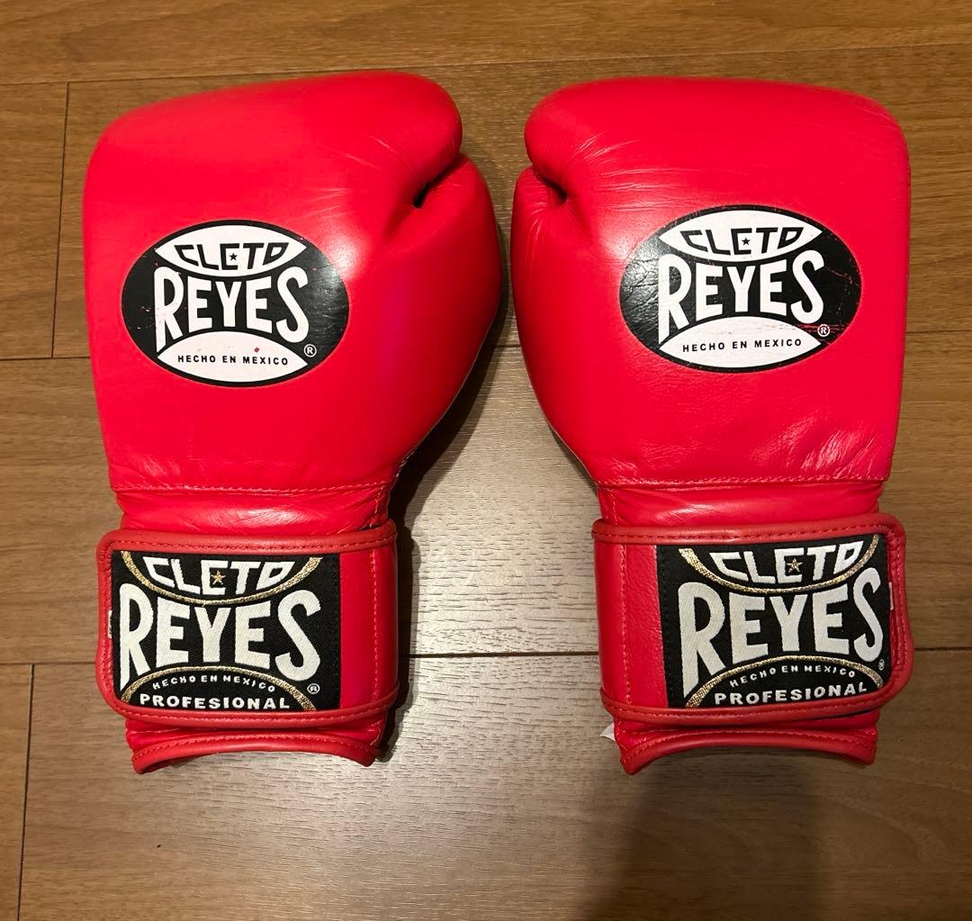 【美品】REYES 12oz　グローブ　レッド　赤