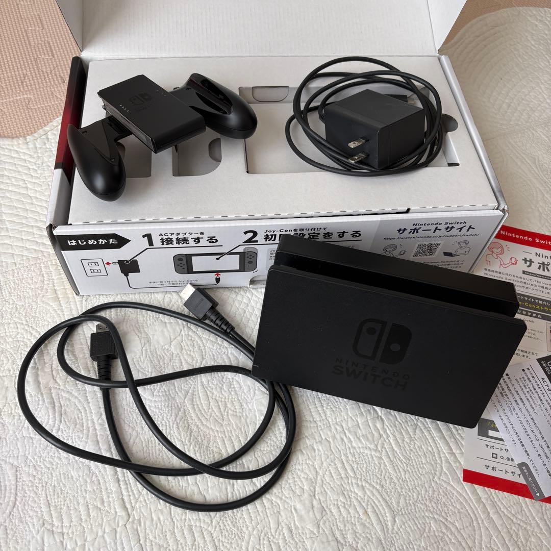 Nintendo Switch 本体 グレー Joy-Con 付属品 箱付き