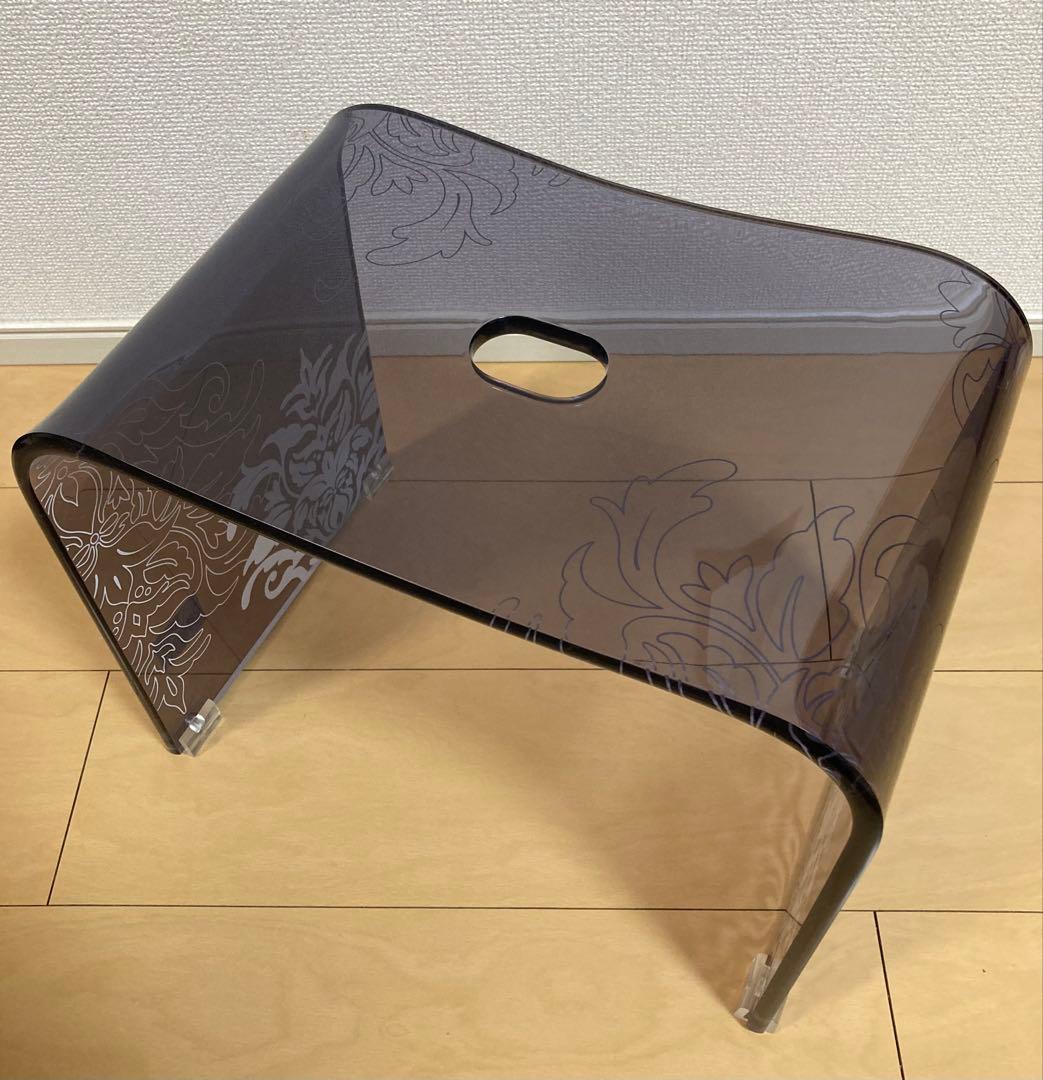 お得◎新品未使用　アクリル　高級 バスチェア　センコー　サミーラ　L グレー